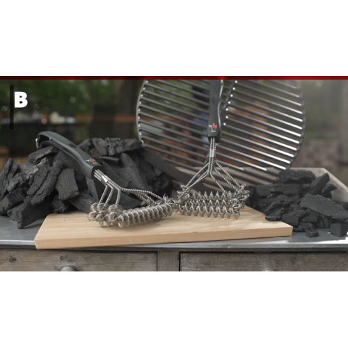 Kona BristleFree Grill Cleaning Brush with Scraper & Reviews Wayfair